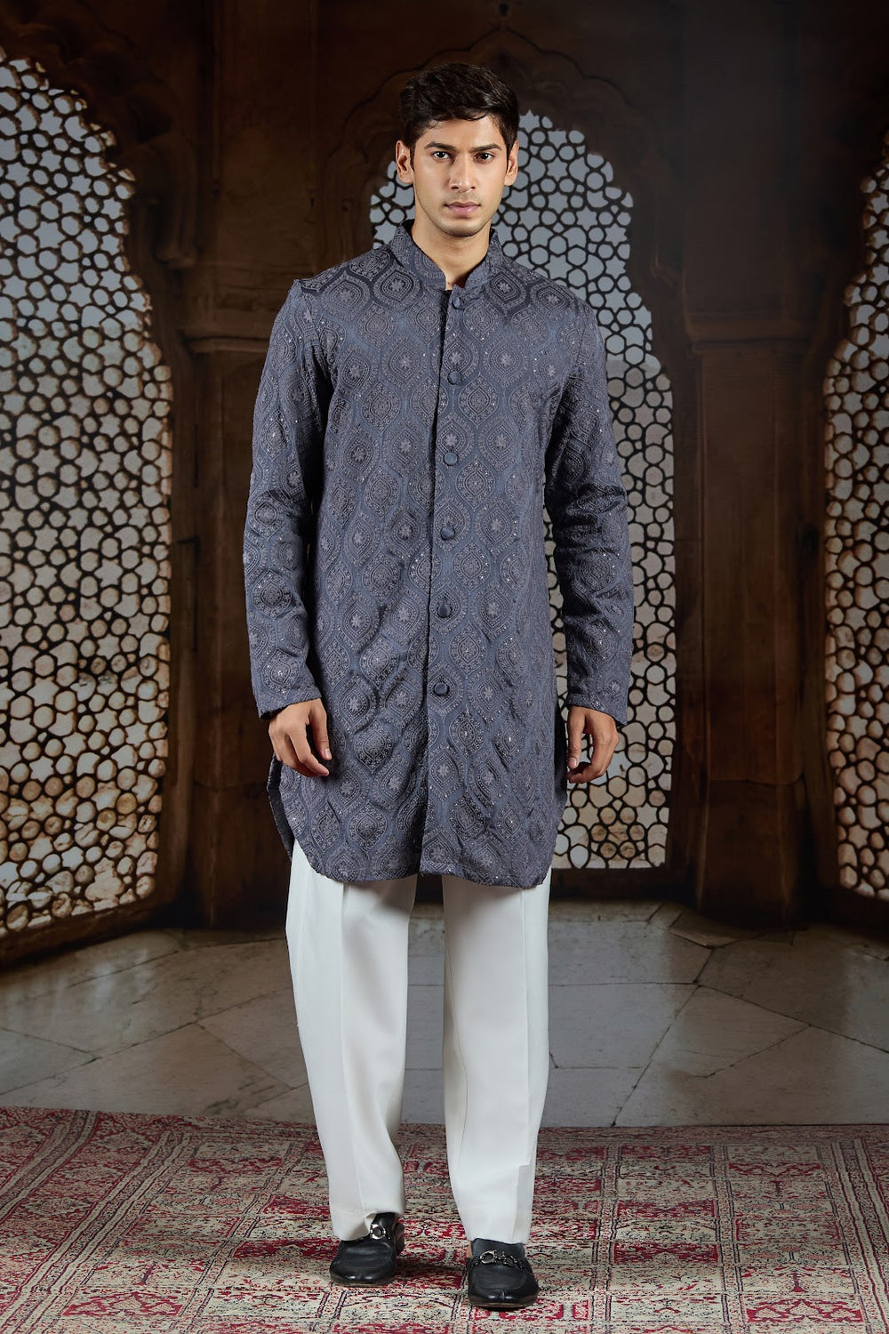 Paisley Weave Kurta Set