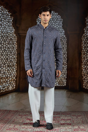 Paisley Weave Kurta Set