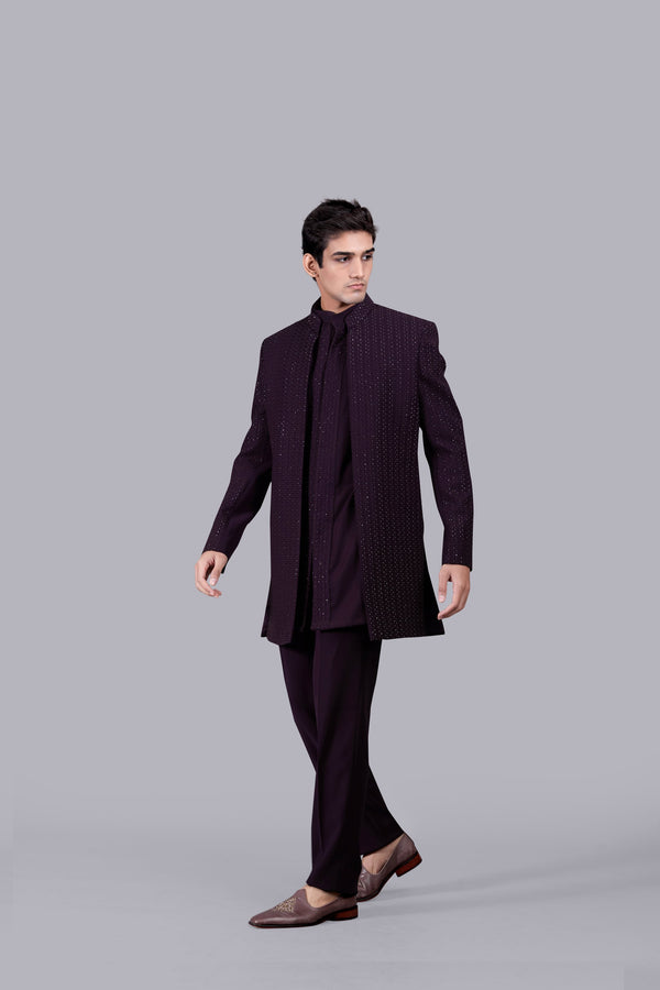 WINE BOOMARIYO THREAD WORK INDO WESTERN