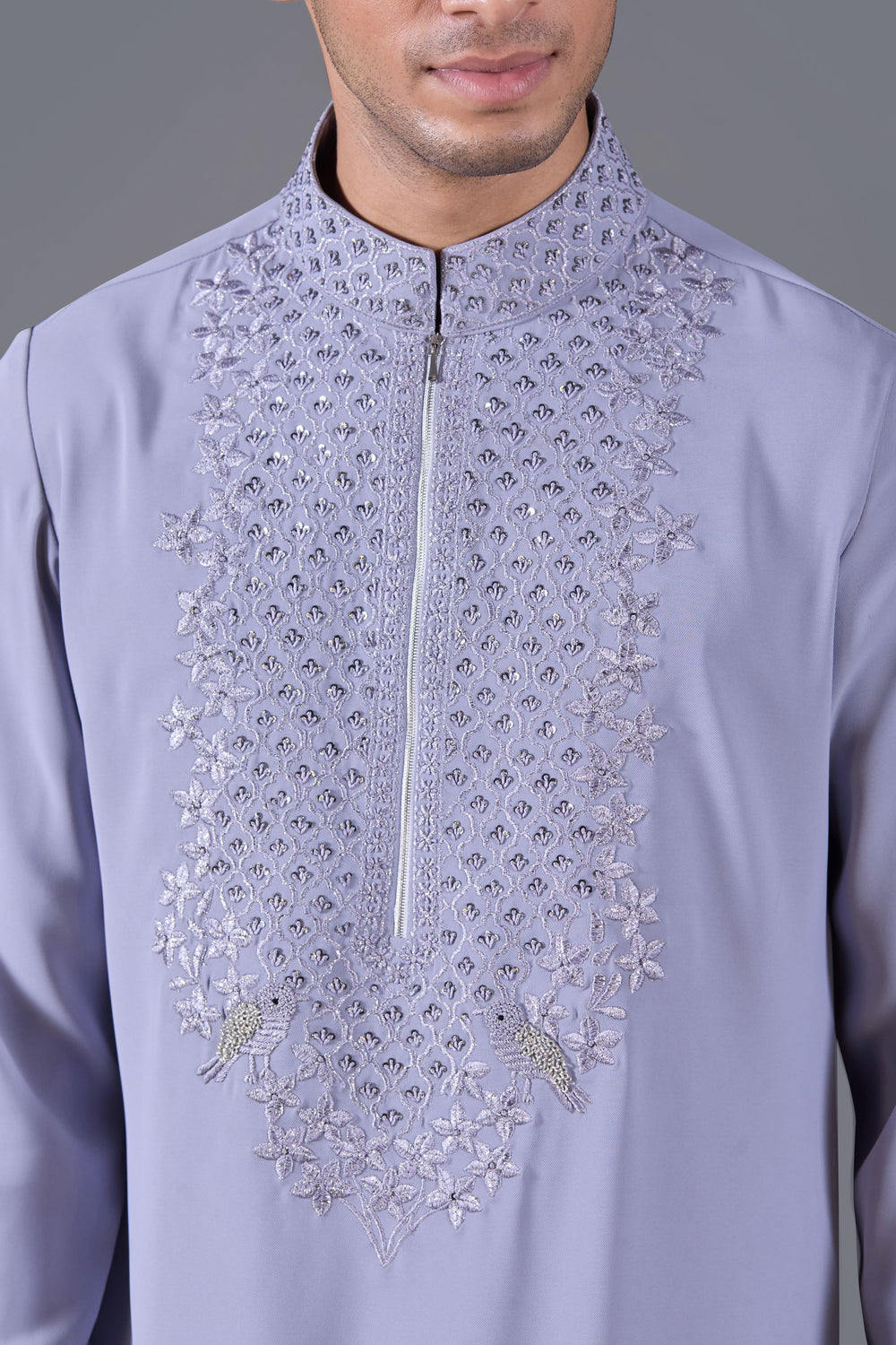 Ethereal Lilac Boomariyo Kurta Set