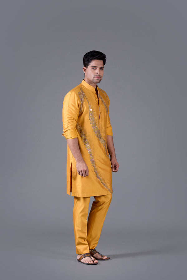 Golden Ember Kurta Set