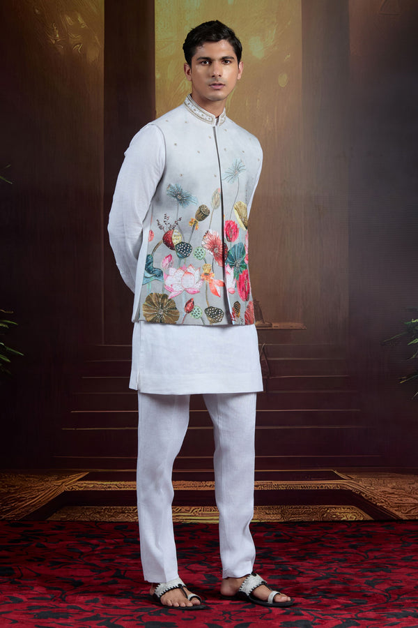 Ivory Garden Bloom Bundi Set
