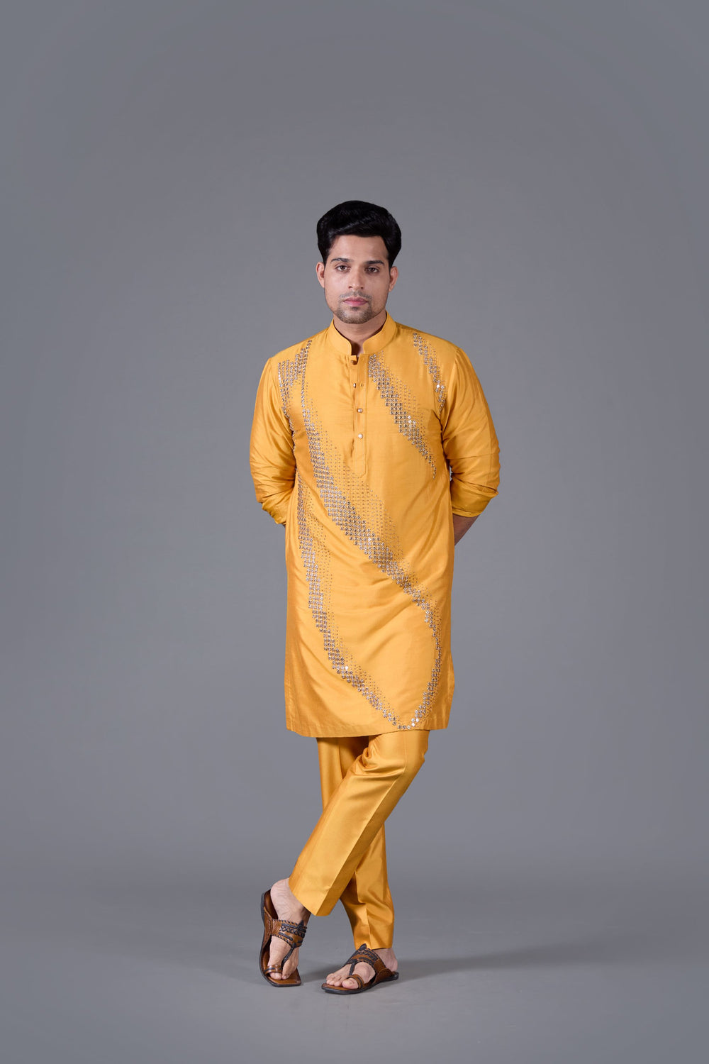 Golden Ember Kurta Set