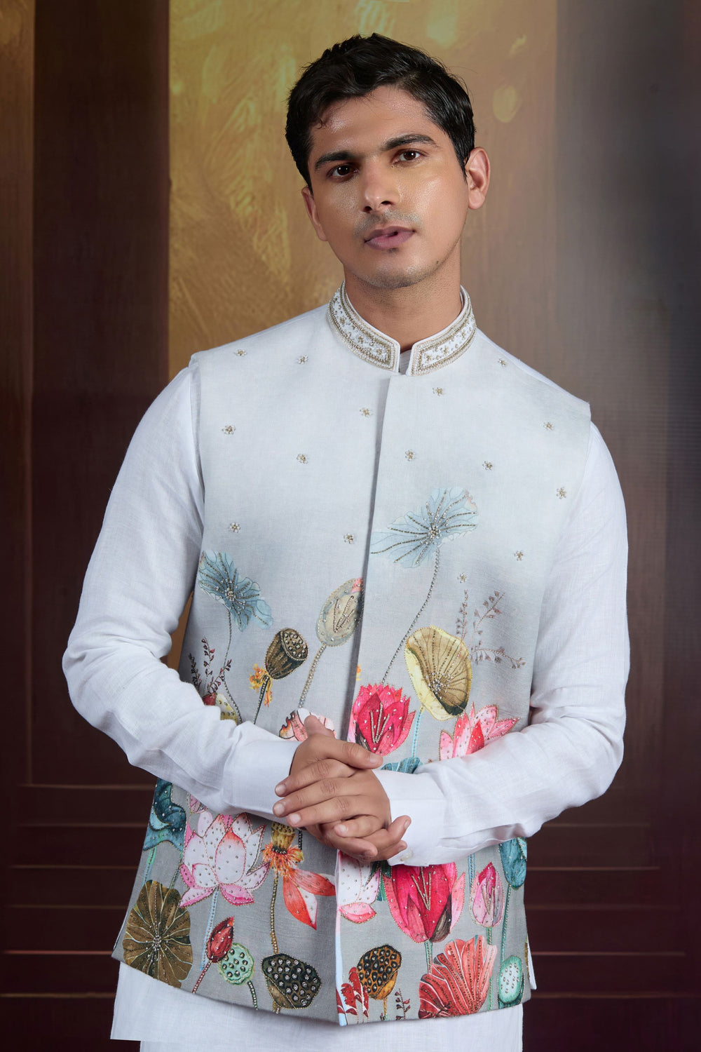 Ivory Garden Bloom Bundi Set