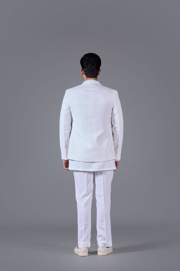 Celestial Charm White Indo-western