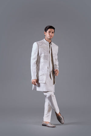 Moonlit Majesty Indo-Western Set