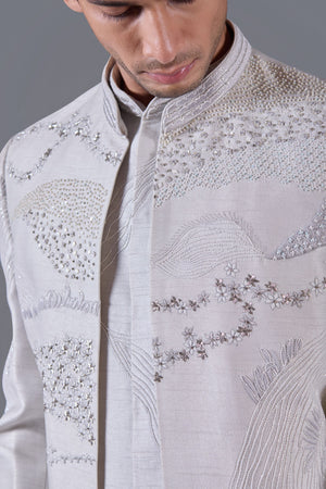 Moonlit Majesty Indo-Western Set