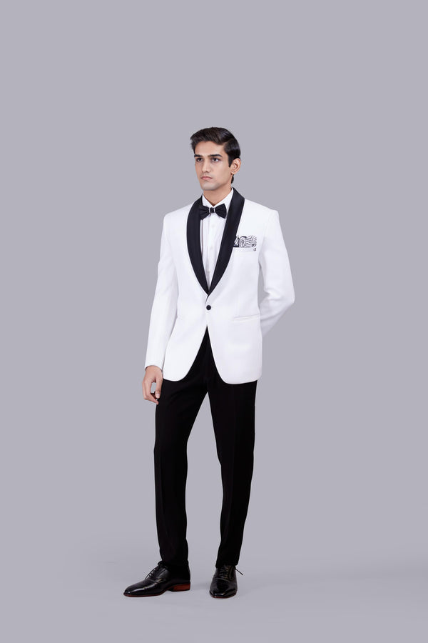 WHITE BOOMARIYO PLAIN SUIT