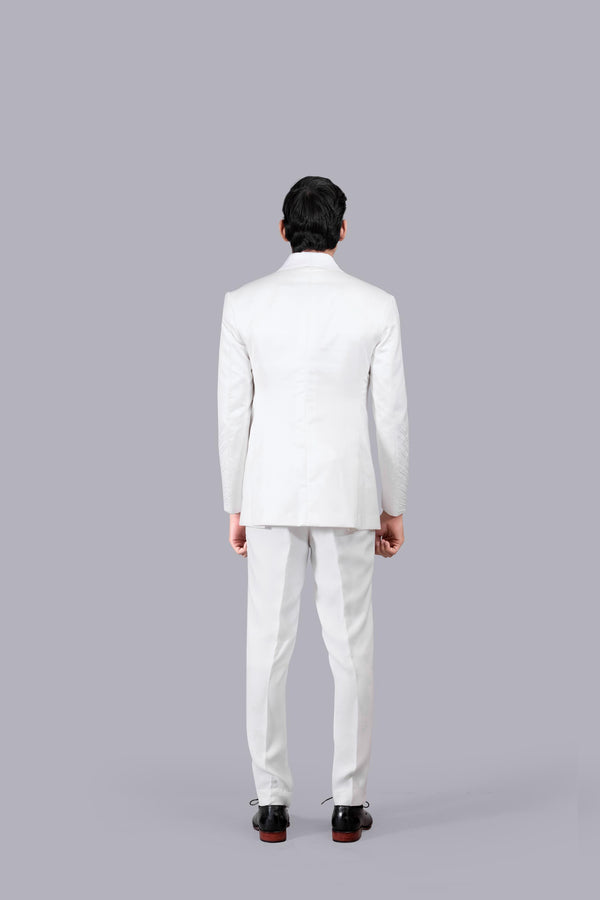WHITE BOOMARIYO TAPPING WORK SUIT