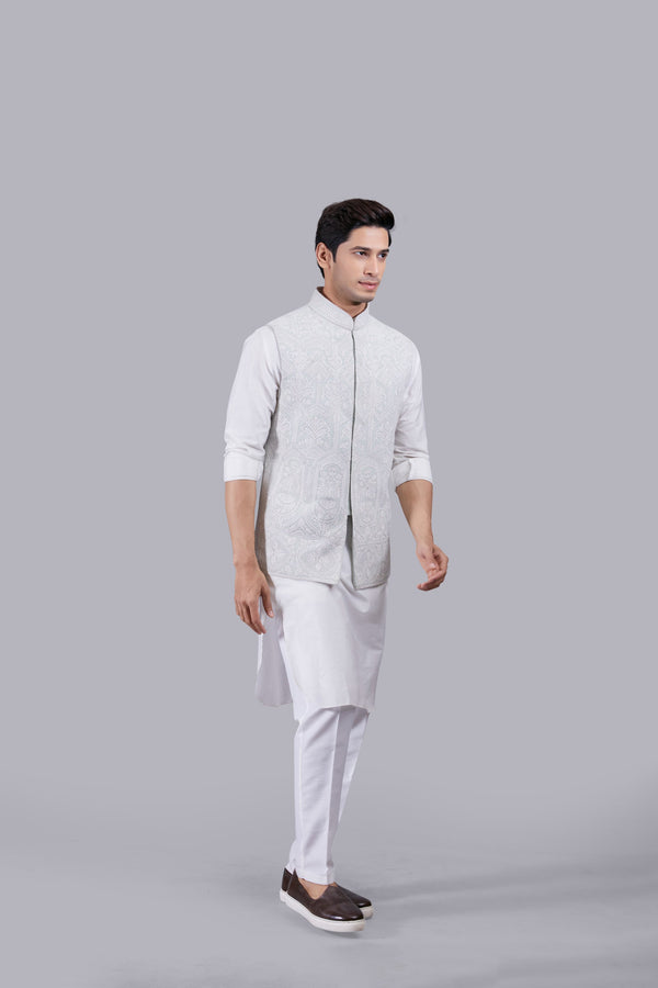 MINT MATKA SILK THREAD ARI WORK BUNDI SET