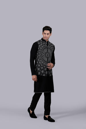 BLACK BOOMARIYO THREAD ARI WORK BUNDI SET