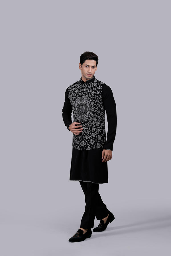 BLACK BOOMARIYO THREAD ARI WORK BUNDI SET