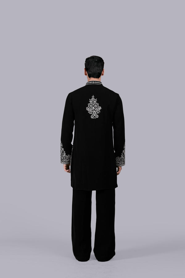 BLACK BOOMARIYO THREAD WORK KURTA