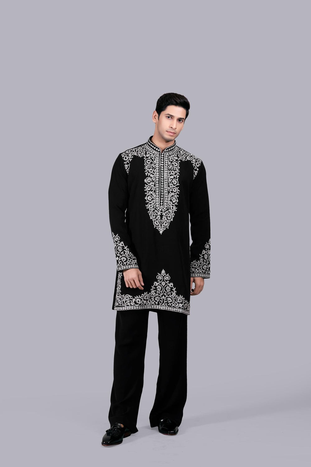 BLACK BOOMARIYO THREAD WORK KURTA