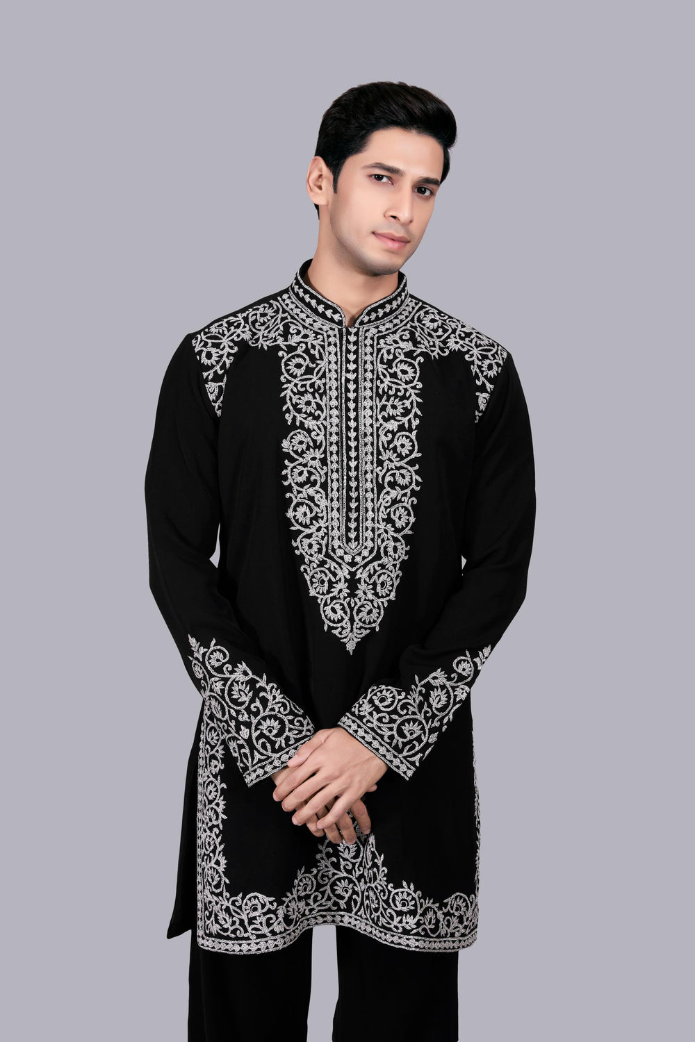 BLACK BOOMARIYO THREAD WORK KURTA
