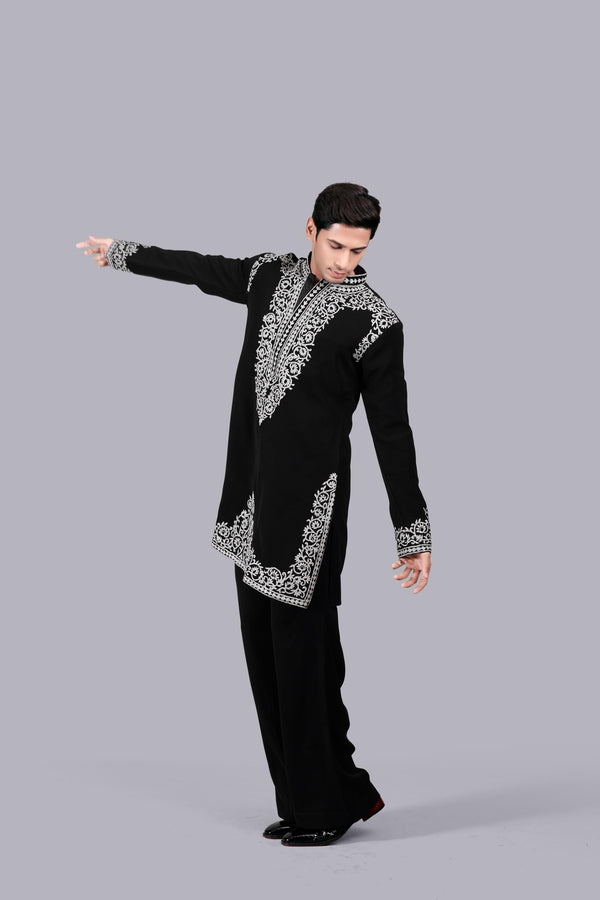 BLACK BOOMARIYO THREAD WORK KURTA
