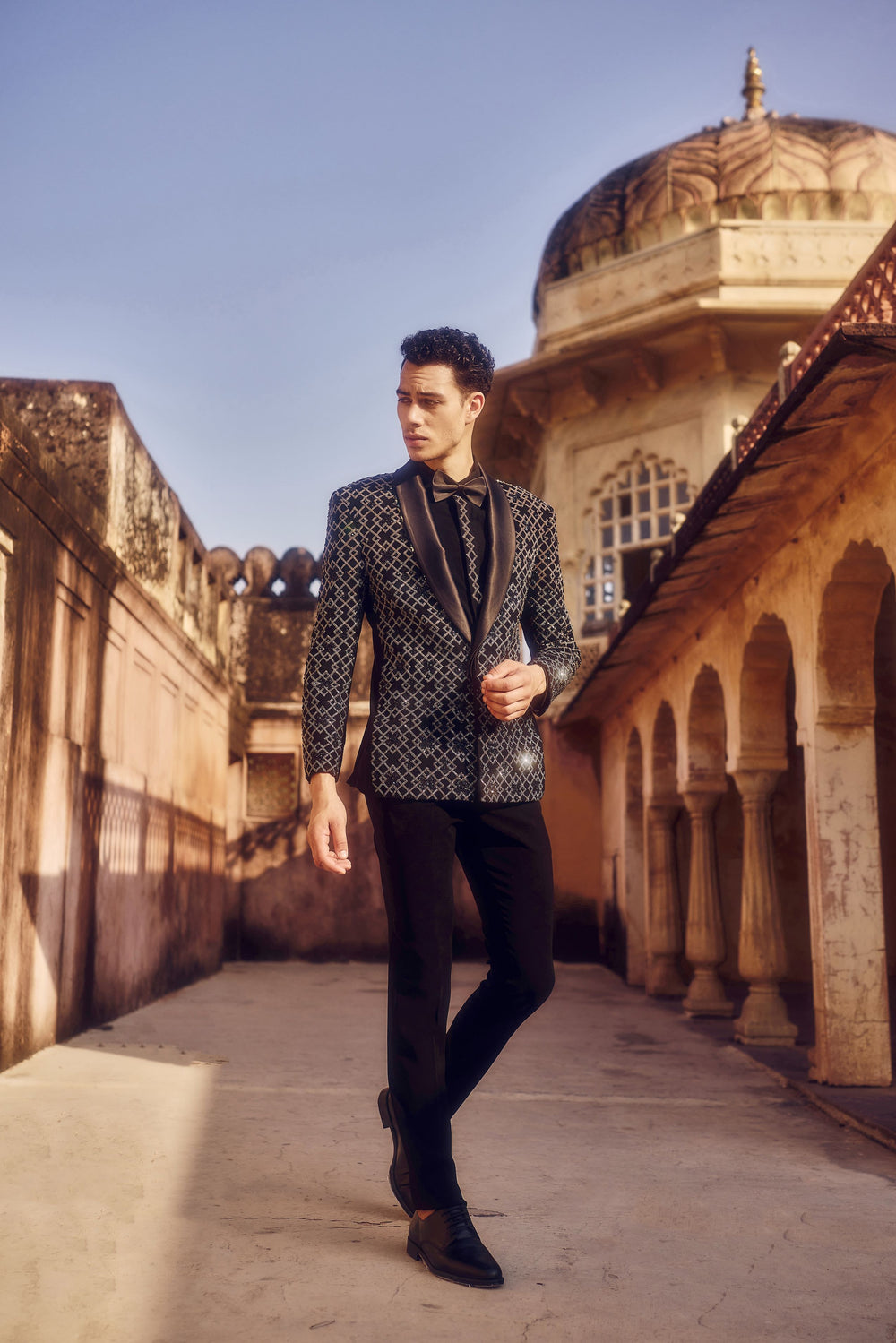 designer indo western dresses for mens Mens Indian Latest Design For Black Indo Western Sherwani Groom Wedding Party Wear Engagement Function Occasion Ethnic Dress